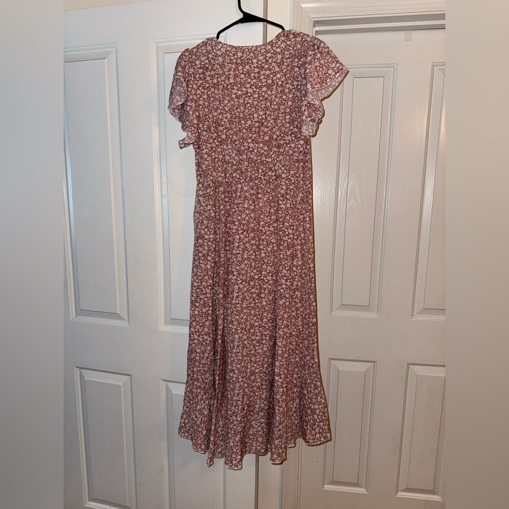 Floral maxi dress, size M - Picture 3 of 7